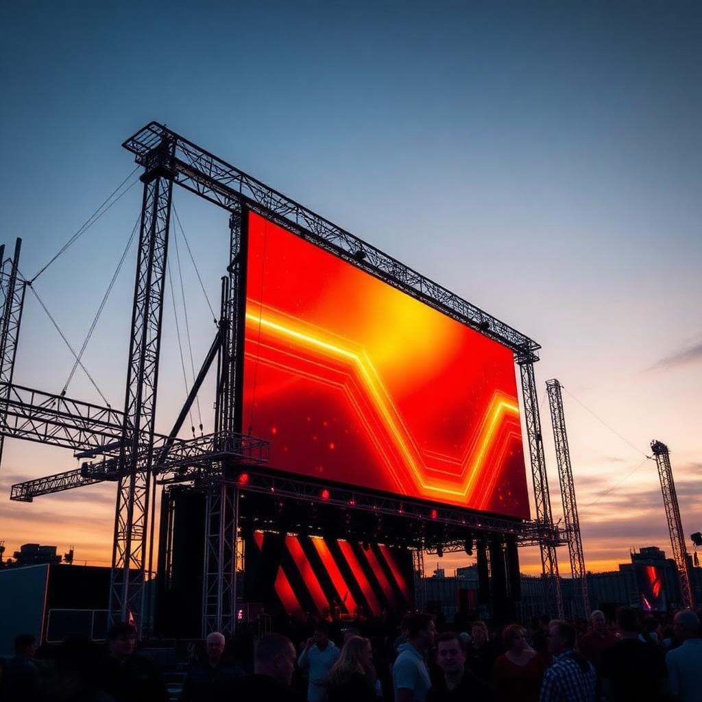 LED-Videowall Vermietung